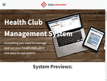 Tablet Screenshot of clubautomation.com
